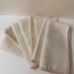 Vintage Set of 8 Napkins. Linen. Very Light Pink/ Peach Color