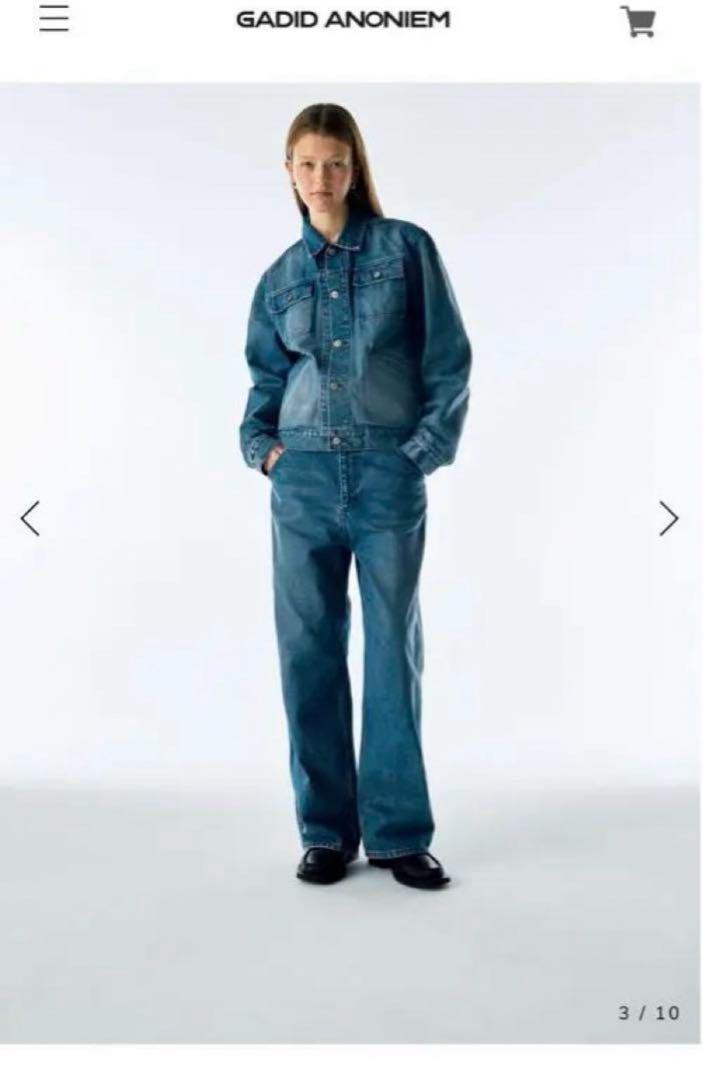 送料無料 ギフト GADID Jacket Denim ANONIEM ジャケット・アウター