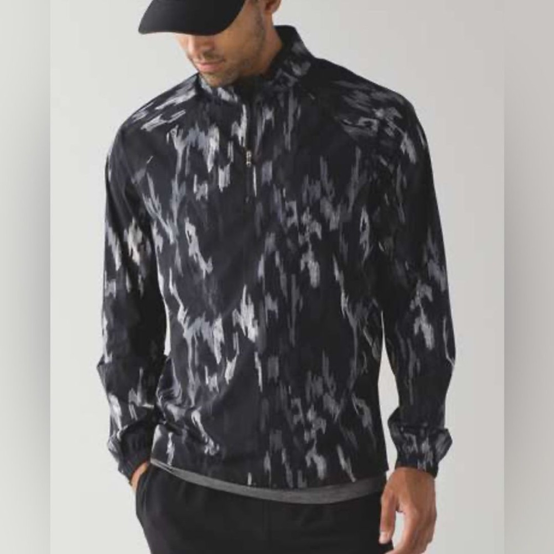 Lululemon Surge Face Half Zip Windbreaker L