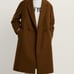 Zara Men's Relax Fit Long Wool coat - Size M - new condition