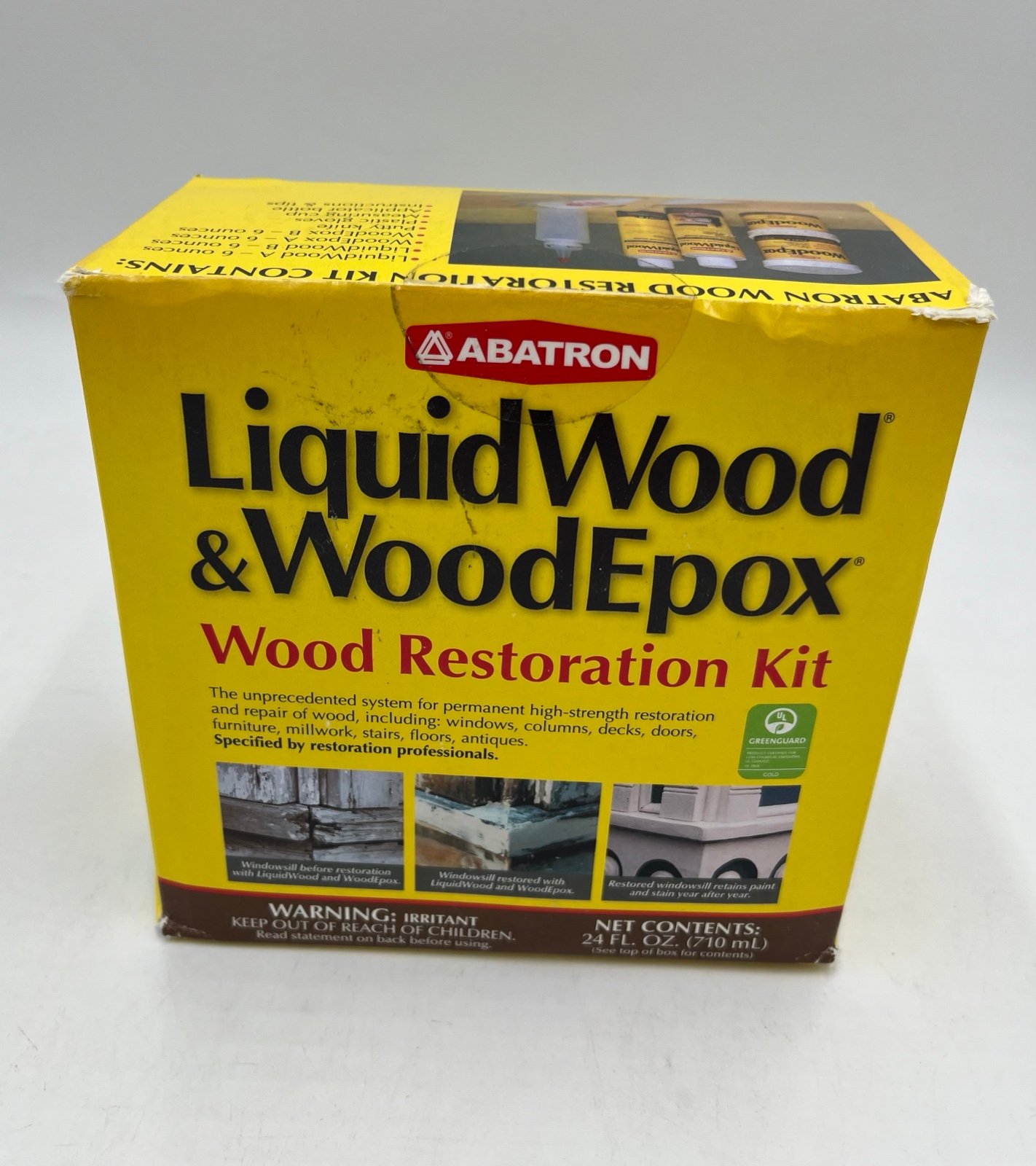 Abatron LiquidWood and WoodEpox Beige Wood Restoration Kit 24 oz