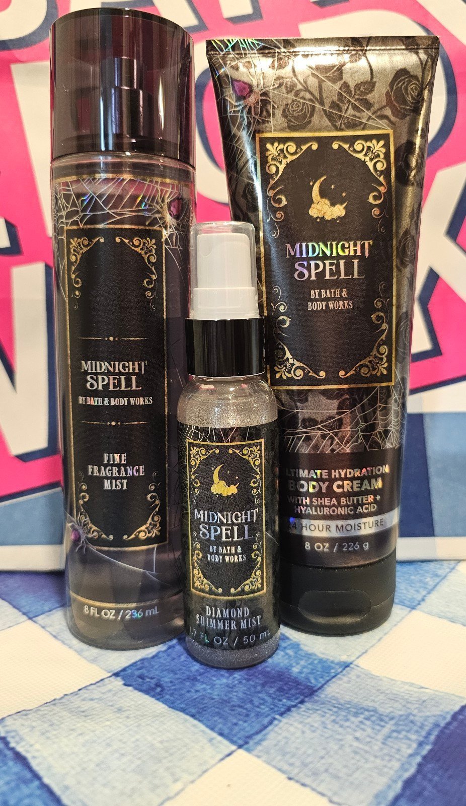 Midnight spell body care bundle from bath and body works