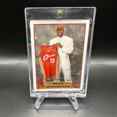 Topps Centered Lebron James Rookie
