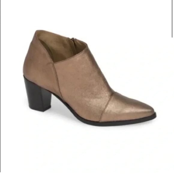 Italeau Marisa Waterproof Italian Leather Bootie Size US 8.5 Eu 39.5 EUC