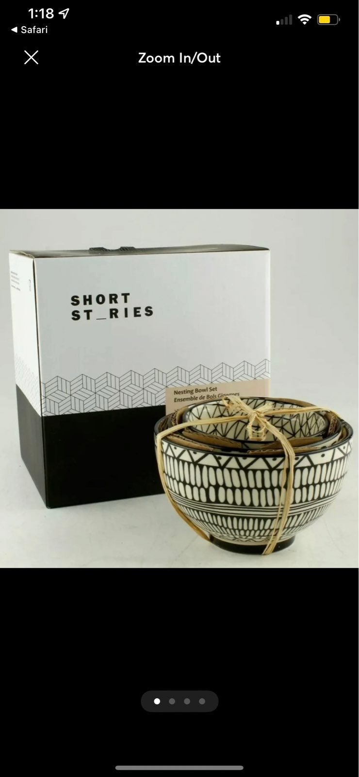 Short Stories Nesting Bowl Set