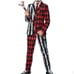 Spirit Halloween Twisted Clown costume kids size large jacket pants tie & bucket