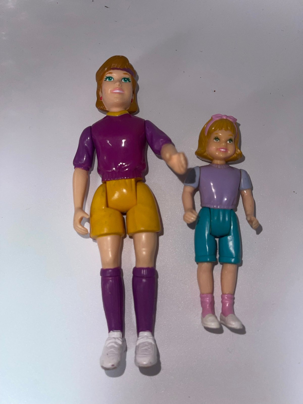 Playskool yoga mom & girl dollhouse figures people accessories