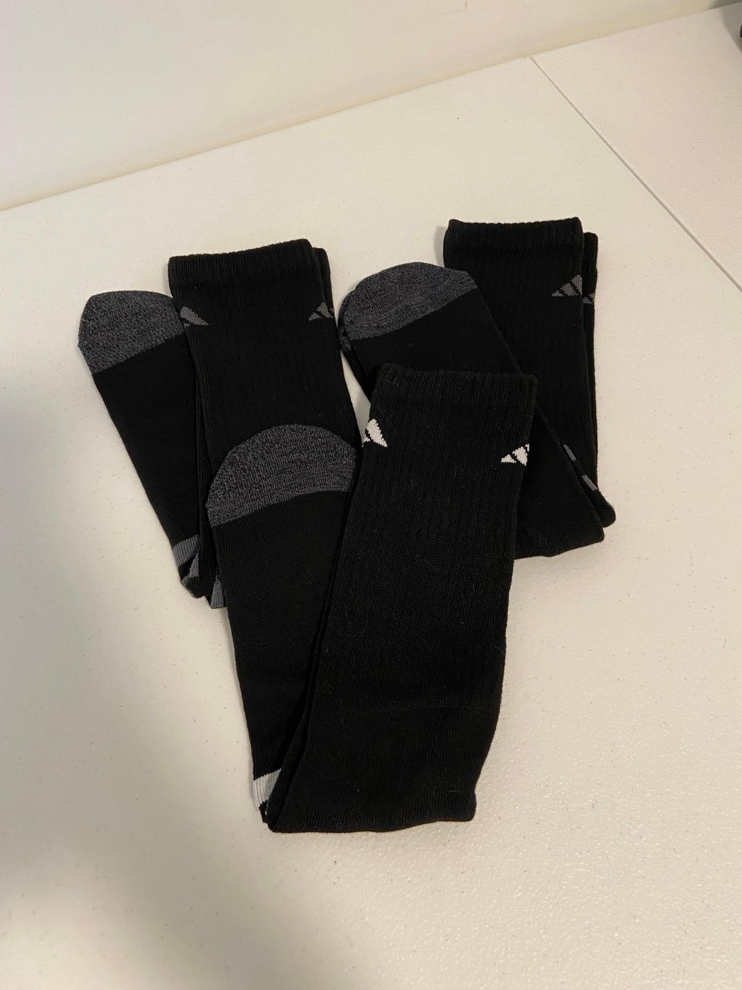 NWOT | Adidas men’s tall socks — pack of 3