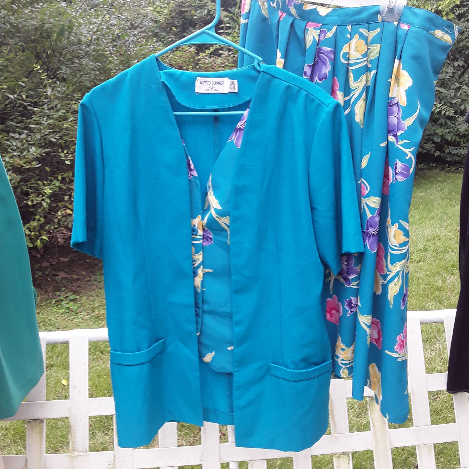 Alfredo Dunner 3 piece Floral Suit Skirt