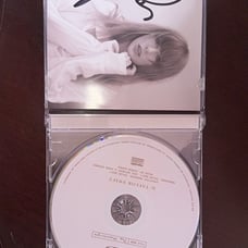 signed tortured poets department cd