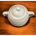 Vintage Roseville Friendship Blue Stripe Pottery Bean Pot, 3 Qt, Roseville Ohio
