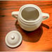 Vintage Roseville Friendship Blue Stripe Pottery Bean Pot, 3 Qt, Roseville Ohio