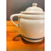 Vintage Roseville Friendship Blue Stripe Pottery Bean Pot, 3 Qt, Roseville Ohio