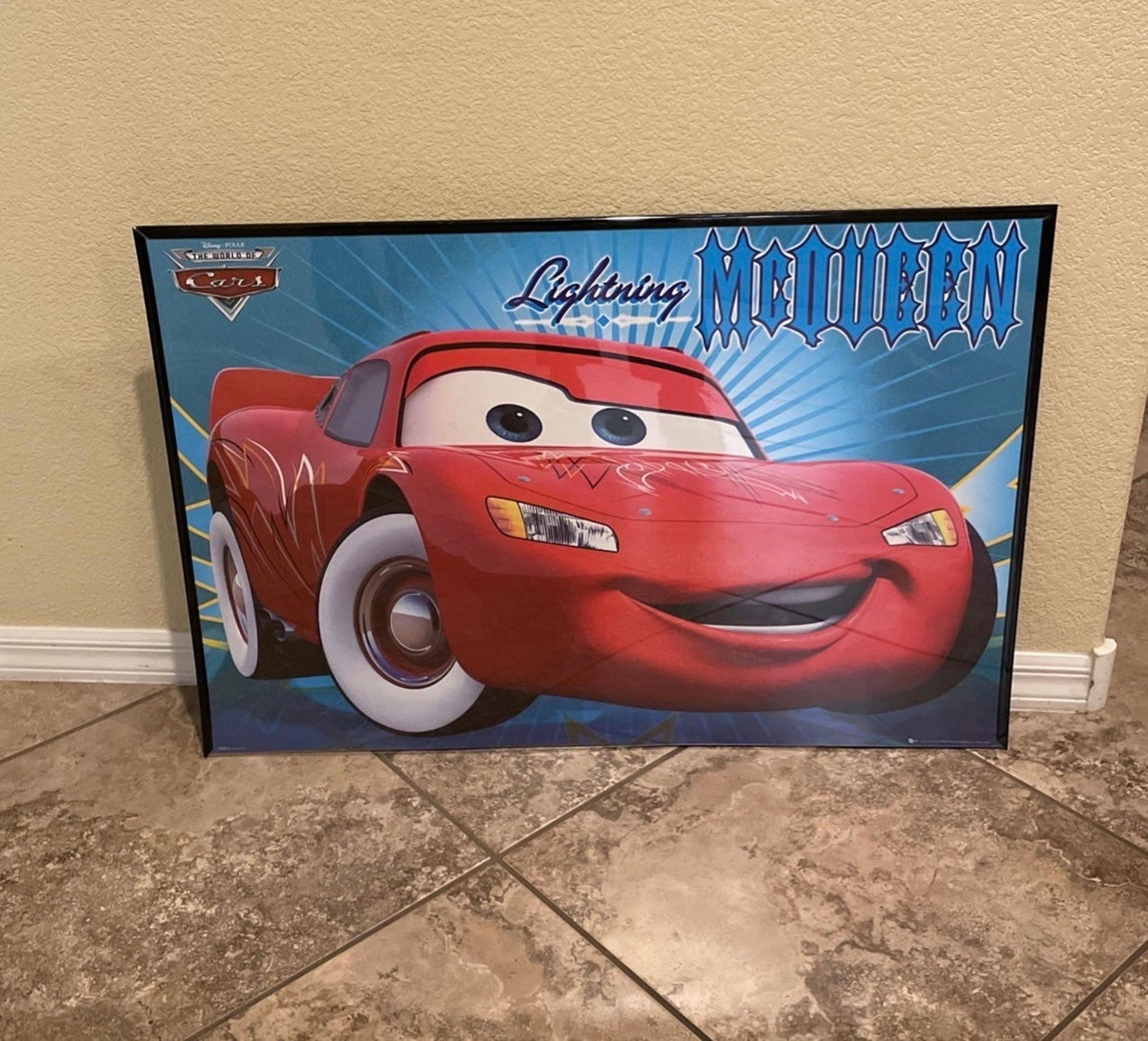 Disney Cars Lightning McQueen Poster