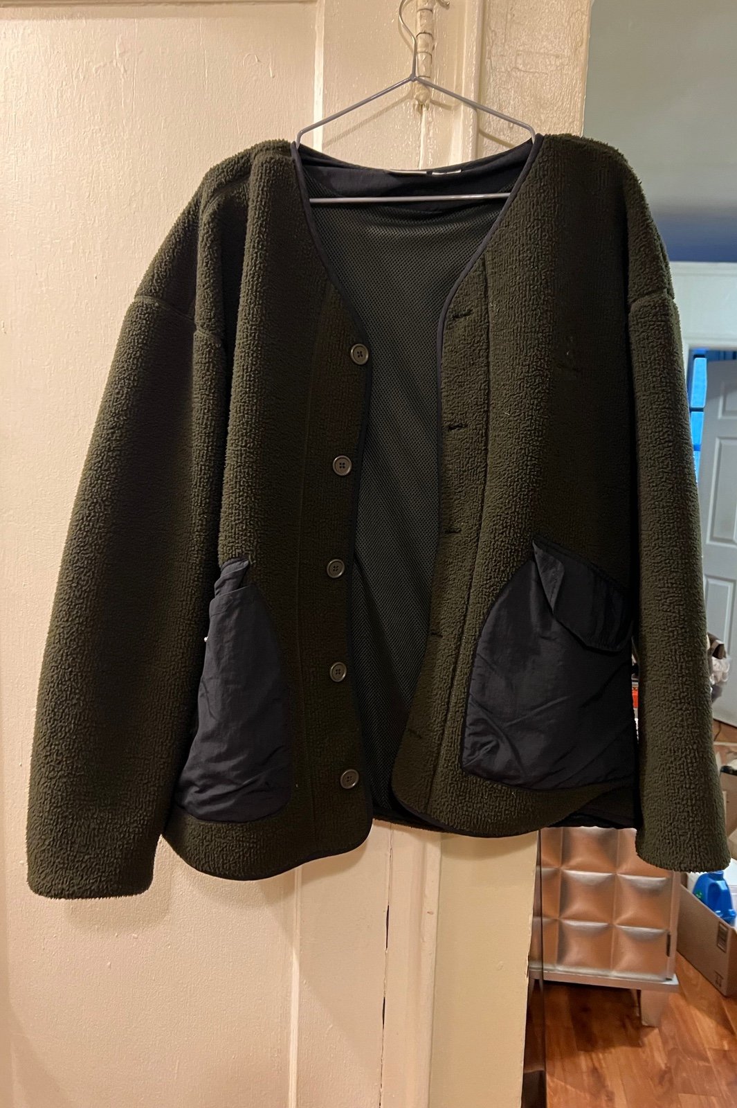 Gramicci sherpa cardigan size small