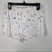 Aqua Lounge Pink/Blue Stars Pajama Shorts Set Size M NWT