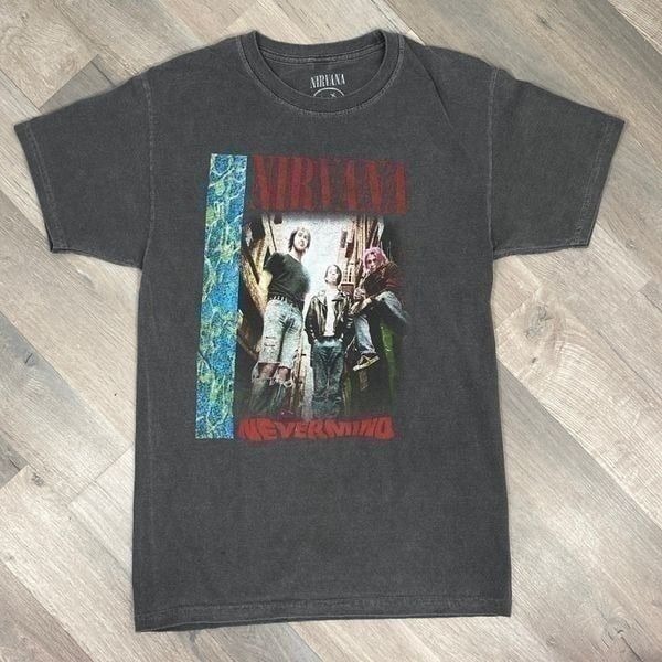 Urban Outfitters Nirvana Nevermind T Shirt Gray Small
