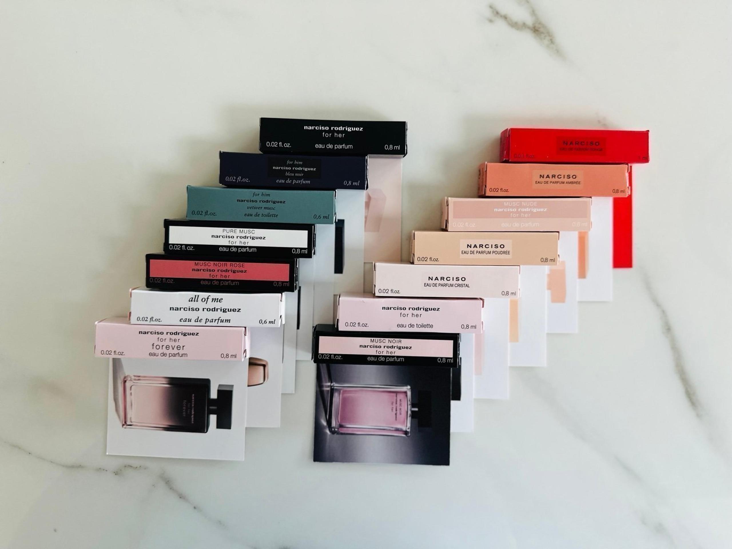 (3 pcs) NARCISO RODRIGUEZ Perfume Collection Sample Size