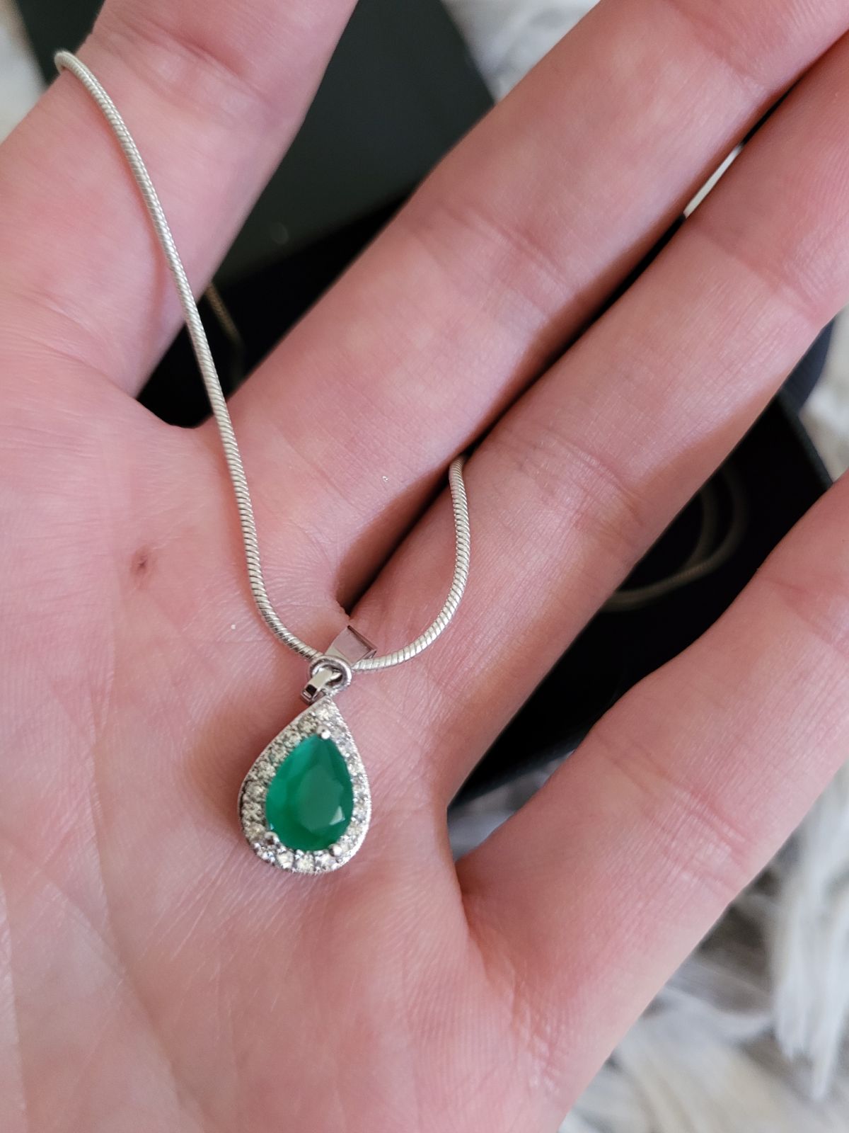 *sale* Jade sterling silver Necklace