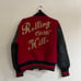 Boom! 80s vintage leather bomber jacket