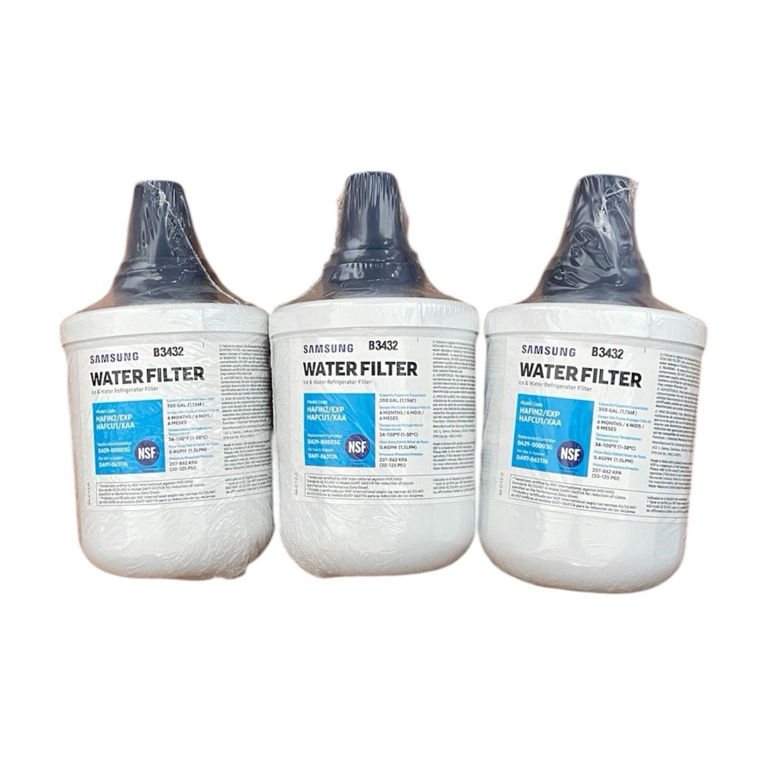 Samsung Genuine Water Filter B3432 DA29-00003G HAFIN2/EXP HAFCU1/XAA LOT OF 3