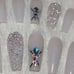 White Sparkle Press on Nails