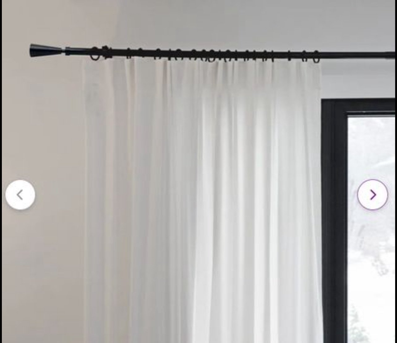 2-30 - 78 Viljo Adjustableyyy Single Curtain Rods