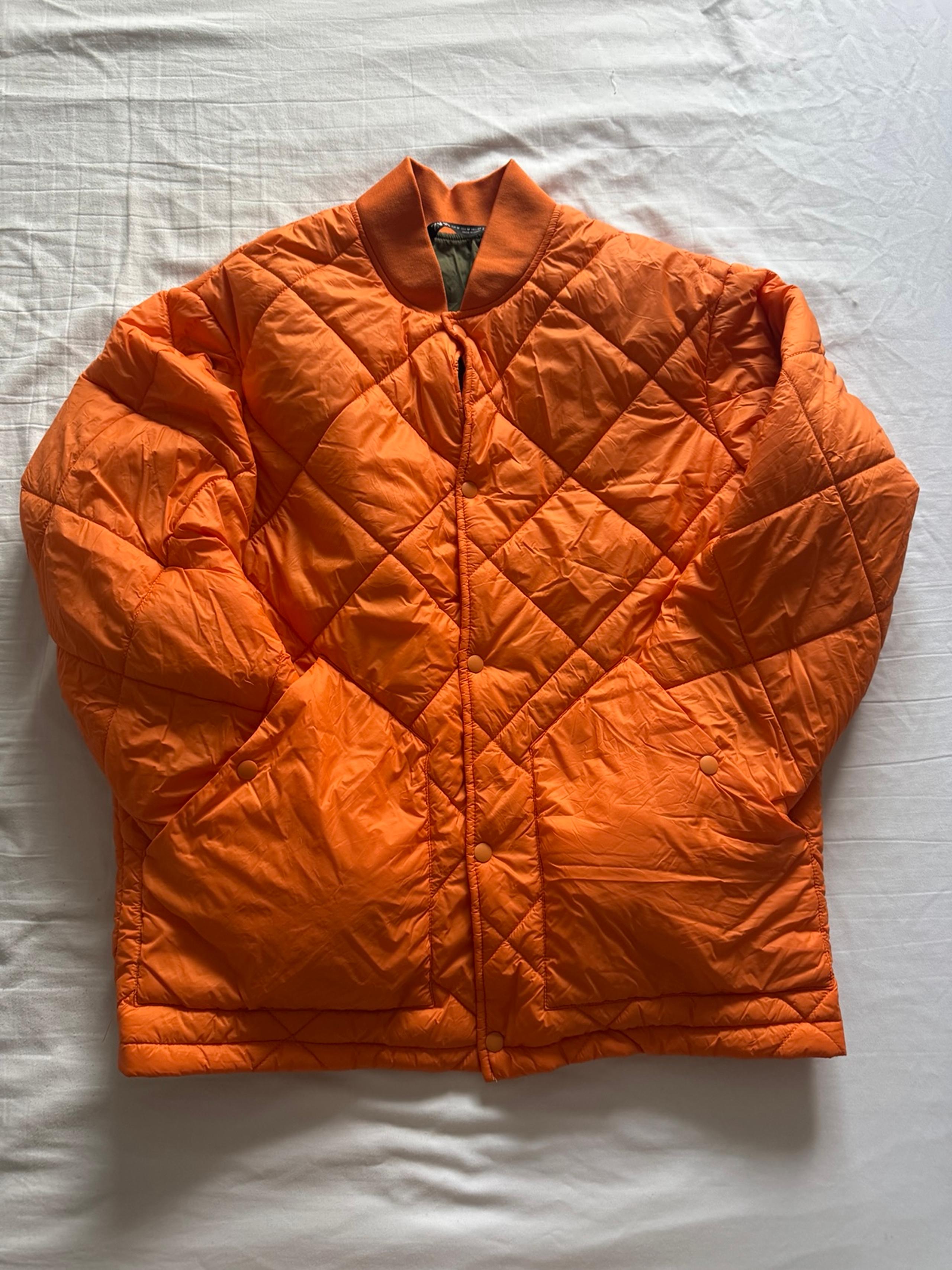 Zara varsity quilted jacket