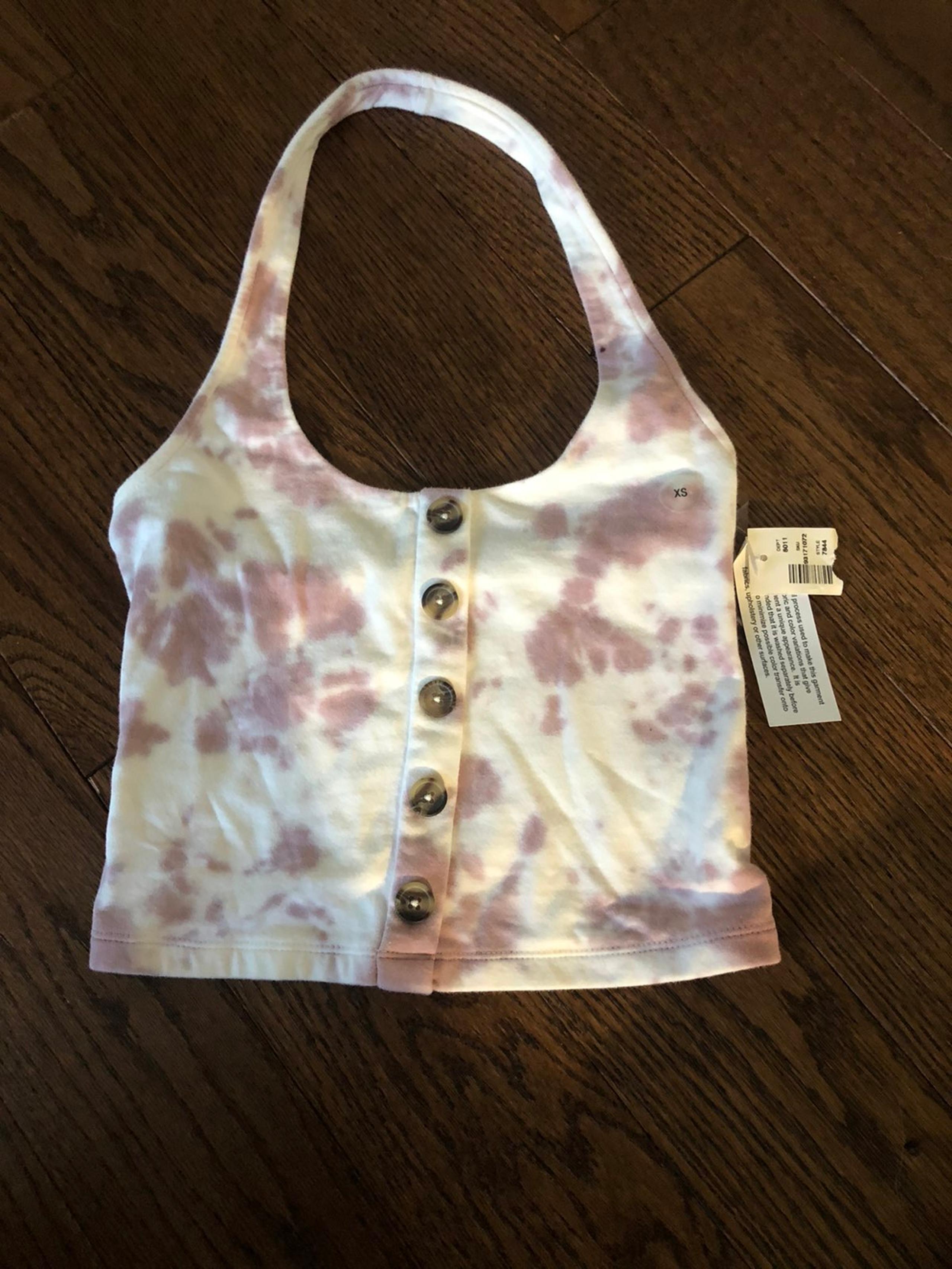 Never worn tie dye halter top
