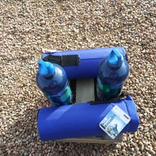 2 Sigg Switzerland Blue 1 Liter & Pouch