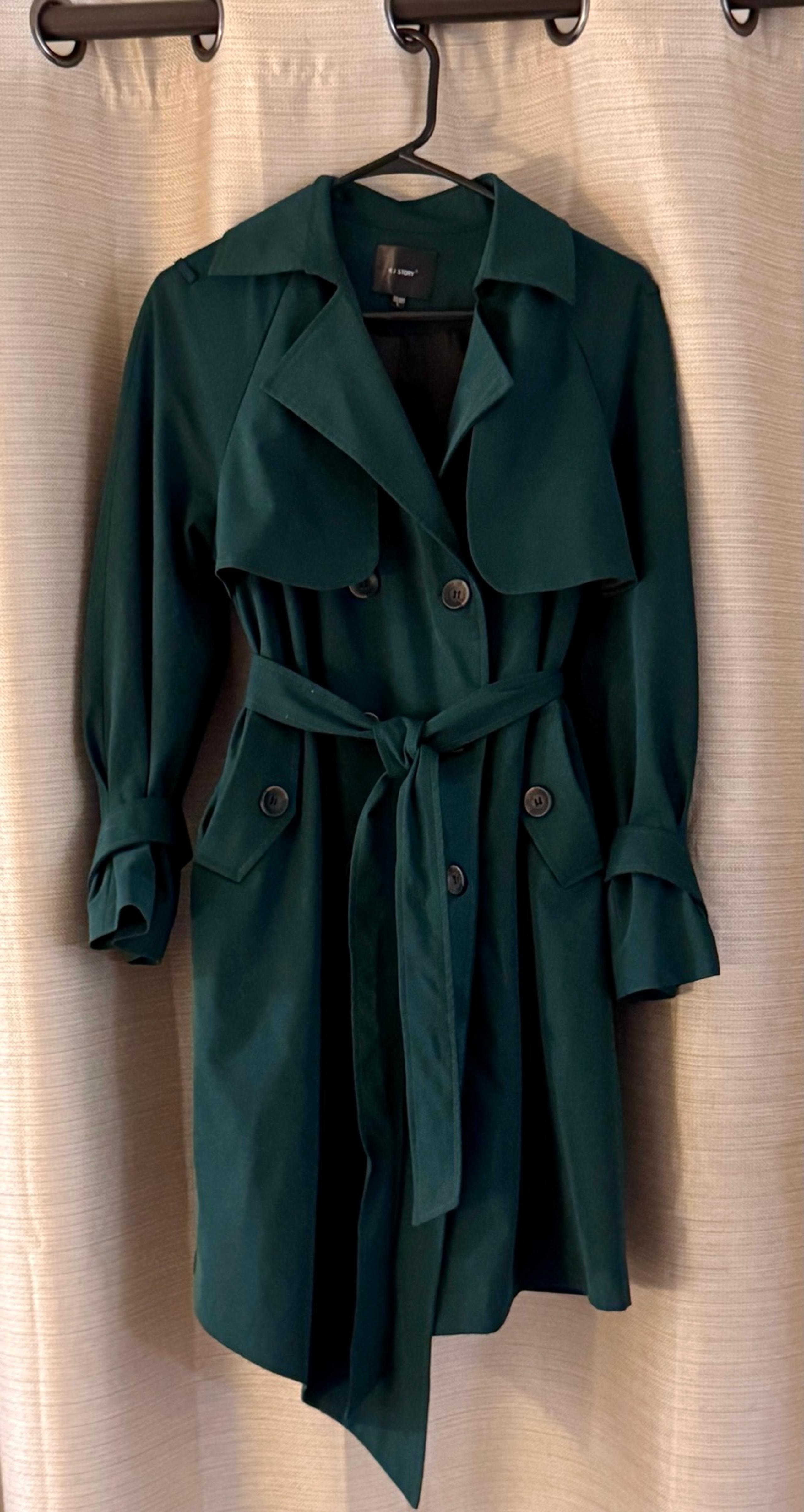 R.Jstory Green Trench Coat