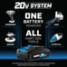 HART 3-Tool 20-Volt Kit W/ 1/2 Drill, Impact Driver, Circular Saw & 2 Batteries