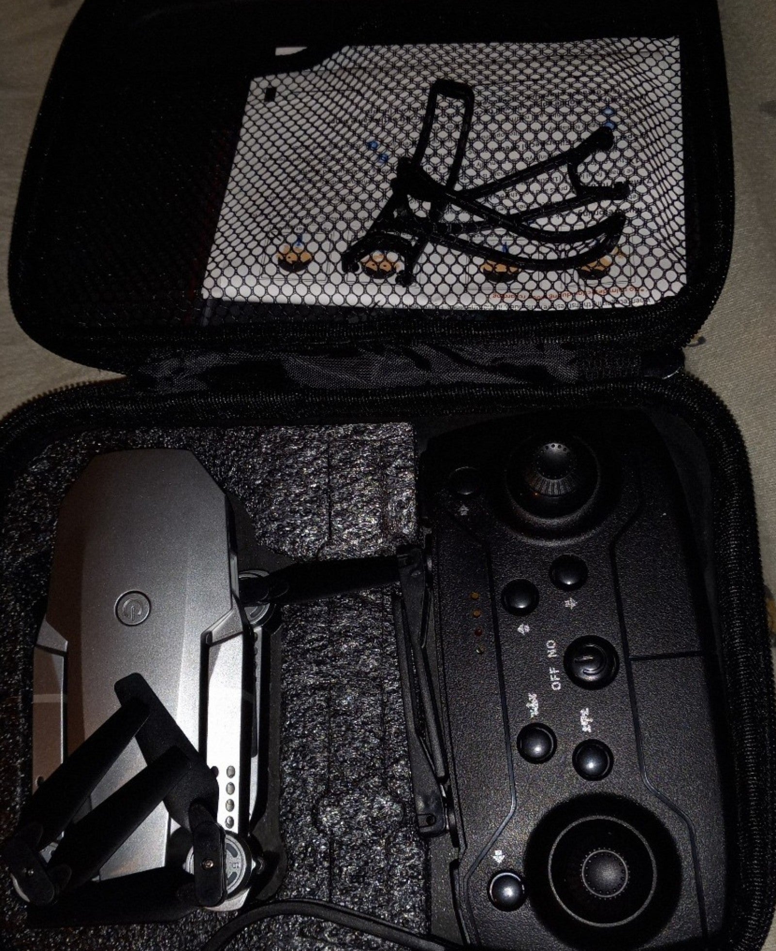 Collapsible portable drone with wifi connected camera