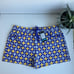ST33LE - Printed Coast Swim Shorts - Yellow/Navy Circle Mosaic (M)