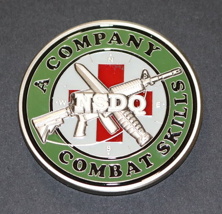 160th SOAR NSDQ A Company Combat Skills Challenge Coin