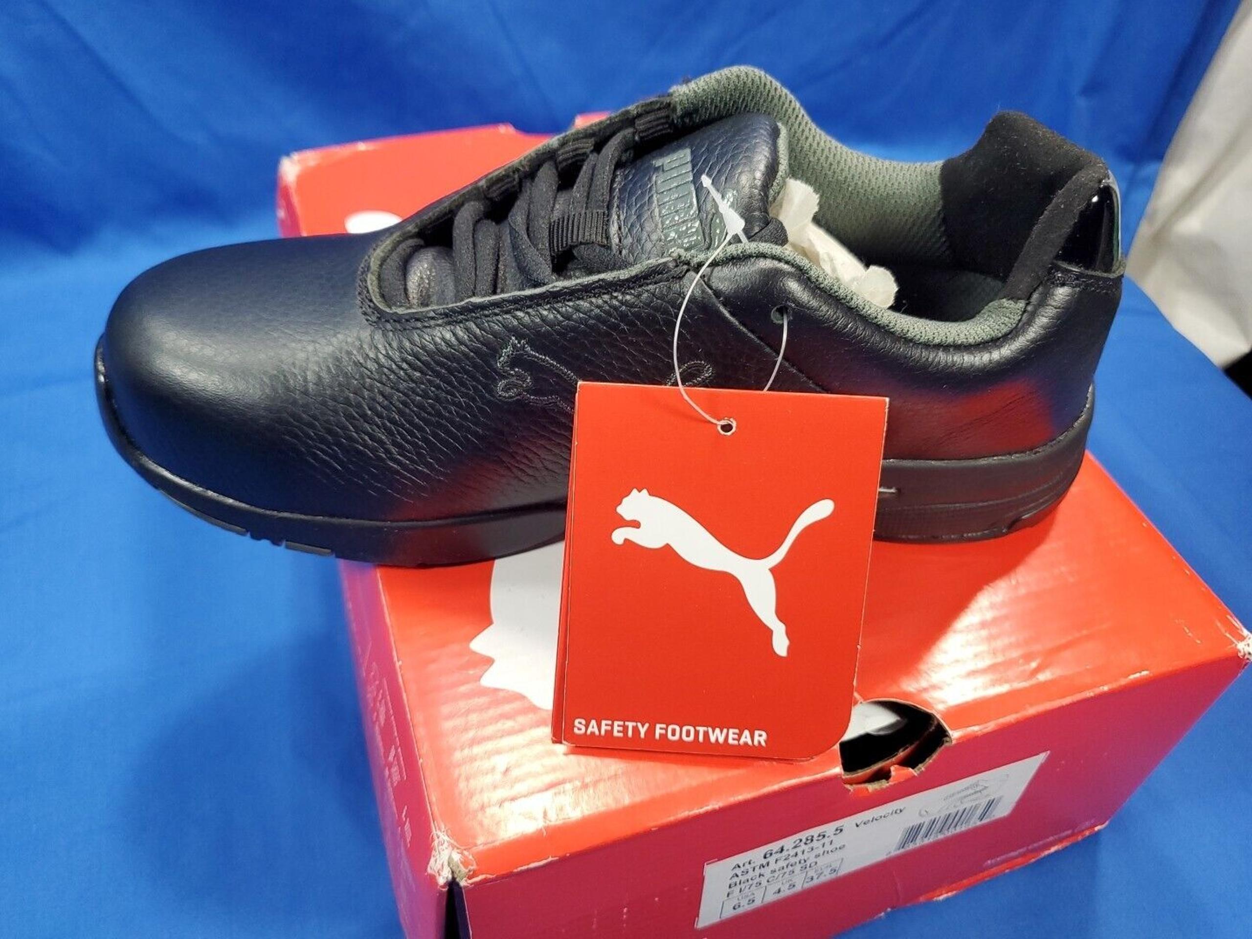 Puma Safety Women's Velocity Black SD Steel Toe Shoes - 642855