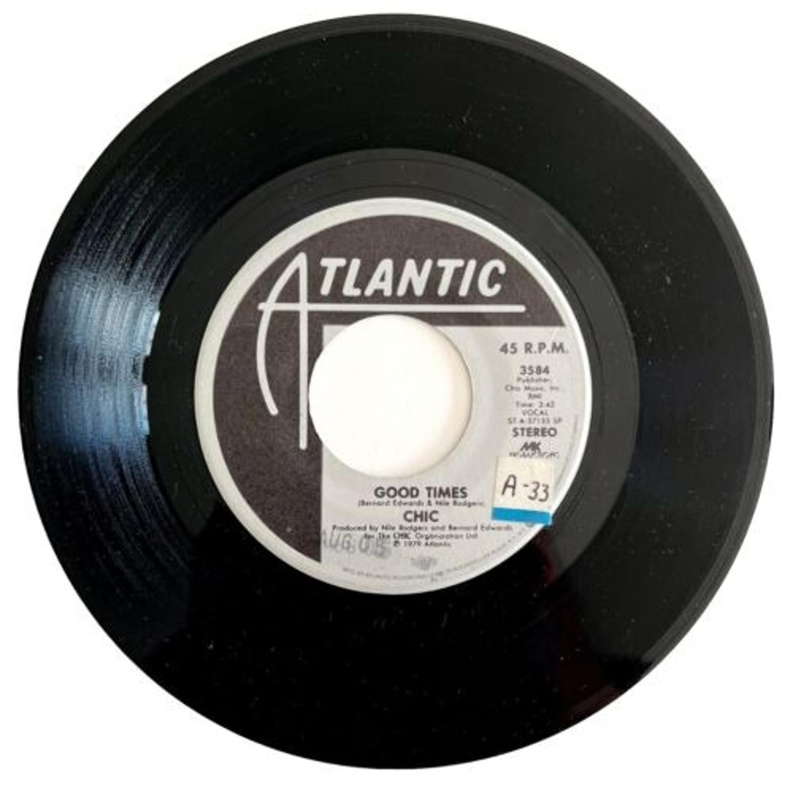 Chic Good Times Warm Summer Night 45 Single 1979 Vinyl Record 7" 45BinD