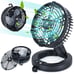 104000mAh Portable Camping Fan for Tent with LED Light USB Rechargeable Outdoor