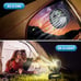 104000mAh Portable Camping Fan for Tent with LED Light USB Rechargeable Outdoor