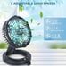 104000mAh Portable Camping Fan for Tent with LED Light USB Rechargeable Outdoor