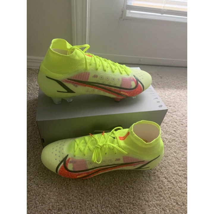 12.5 -Men’s Nike Mercurial Superfly 8 Elite FG Soccer Shoes (CV0958-760) - Volt
