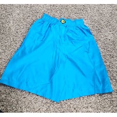 Vintage Ocean Pacific Board Shorts Sz Large Blue Nylon Spandex 70s 80s USA Made