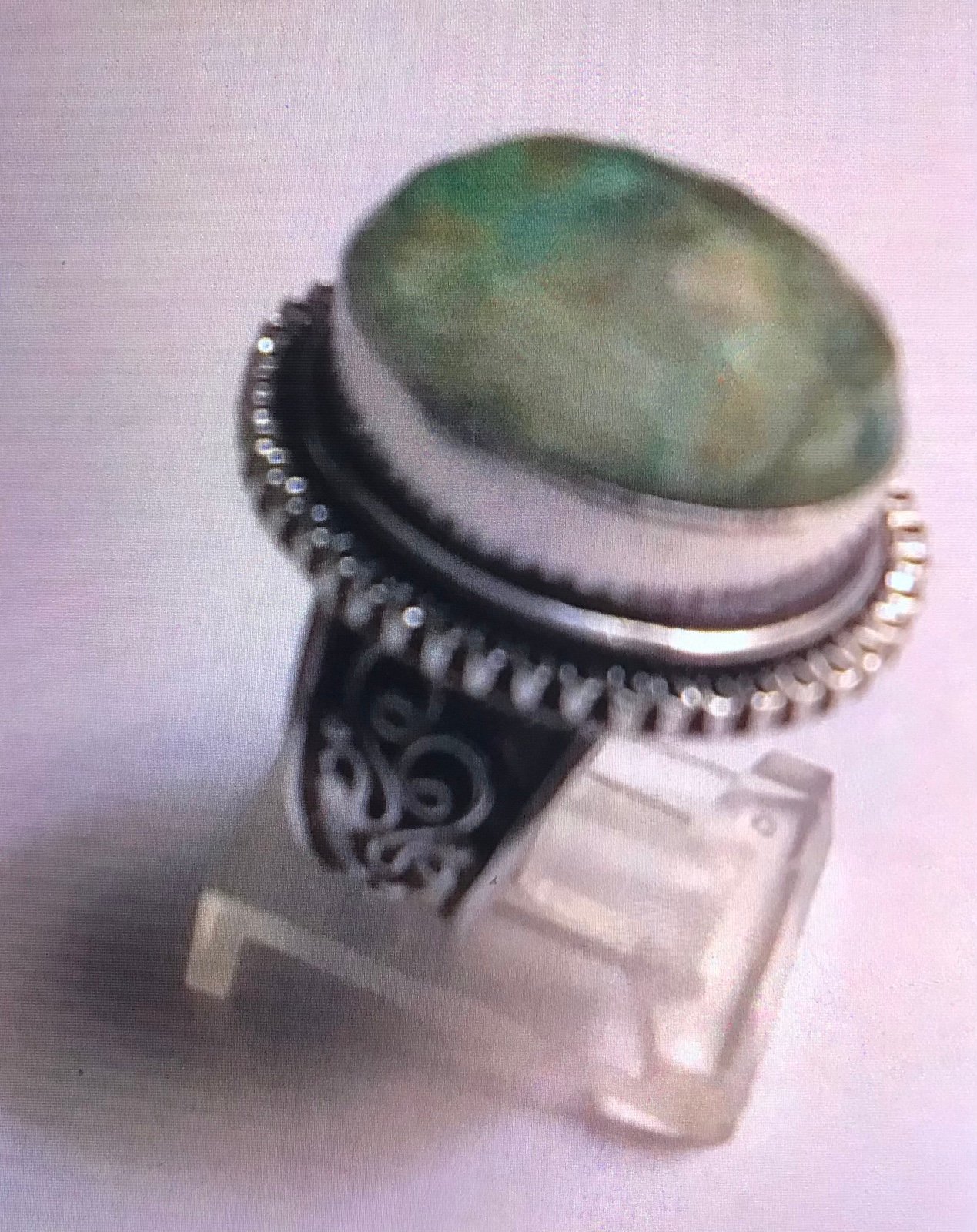 Aquamarine 925 Sterling Silver Ring