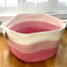 New Large Cotton Rope Basket,22 x22 x14 Throw Blanket Storage for Living Room