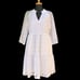 NWT Womens Size Medium J. Crew White Tiered Popover Dress in Embroidered Eyelet