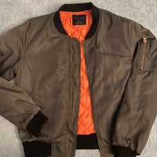 Olive Green Bomber Jacket Warm