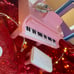 Vtg Playskool Victorian Dollhouse PINK Grand PIANO Bench Working Songs Music Toy