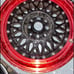 RIMS BBS RIMS RED AND BLACK SIZE 15