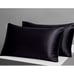 bebe 2 Set Pillowcases SATIN BLACK Silky Hair Skin Luxury COMFORT Luxury Design