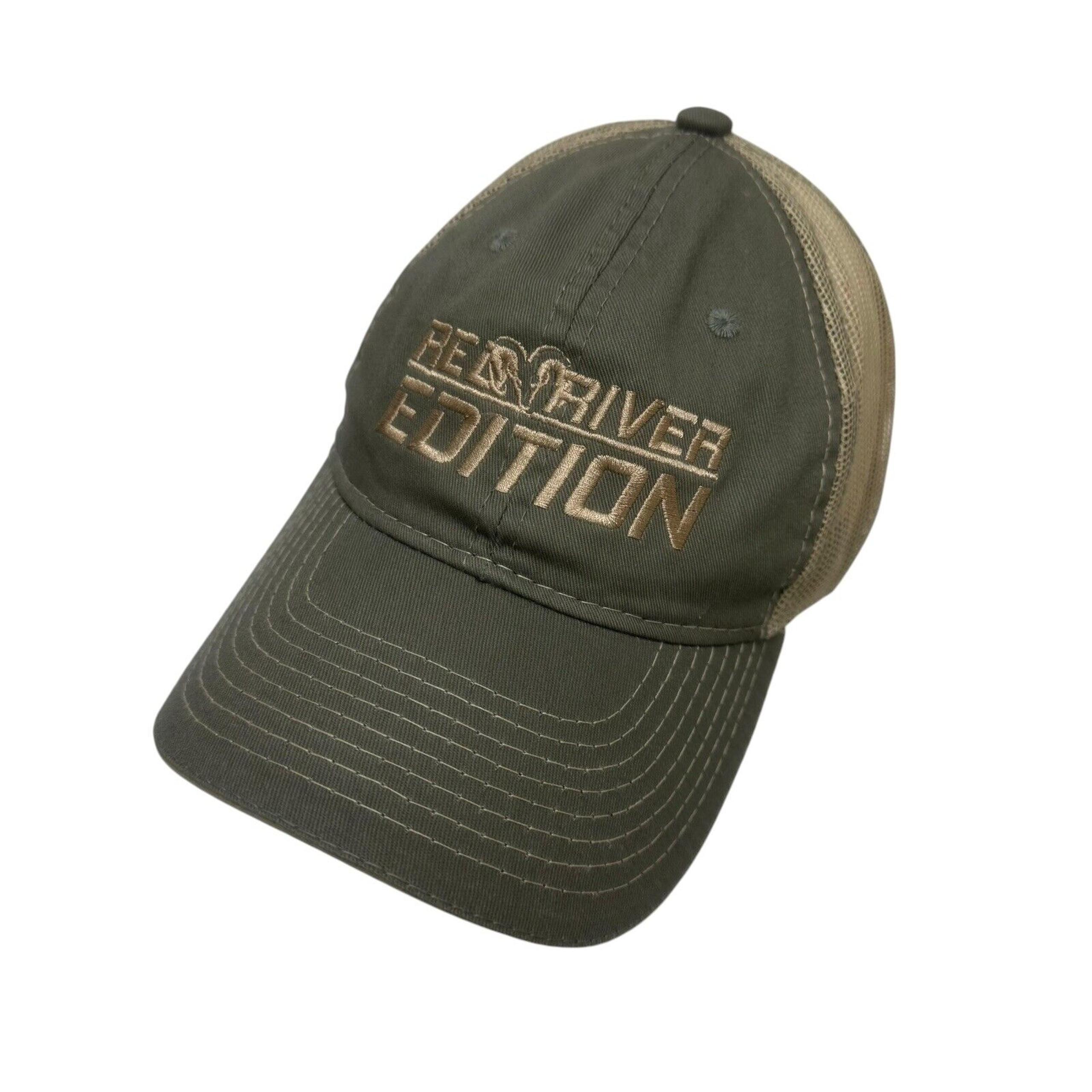 Dodge Ram Trucker Hat Cap Brown Red River Edition Snapback Adjustable Mesh Back